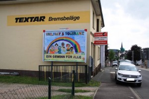 Plakat Vielfalt und Toleranz