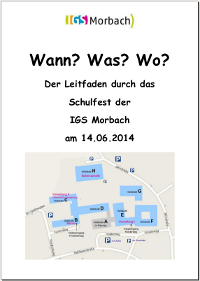Programmheft Schulfest